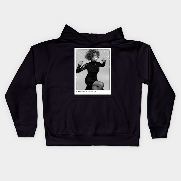 Vintage Classic Whitney Houston Kids Hoodie by Nandin Putri